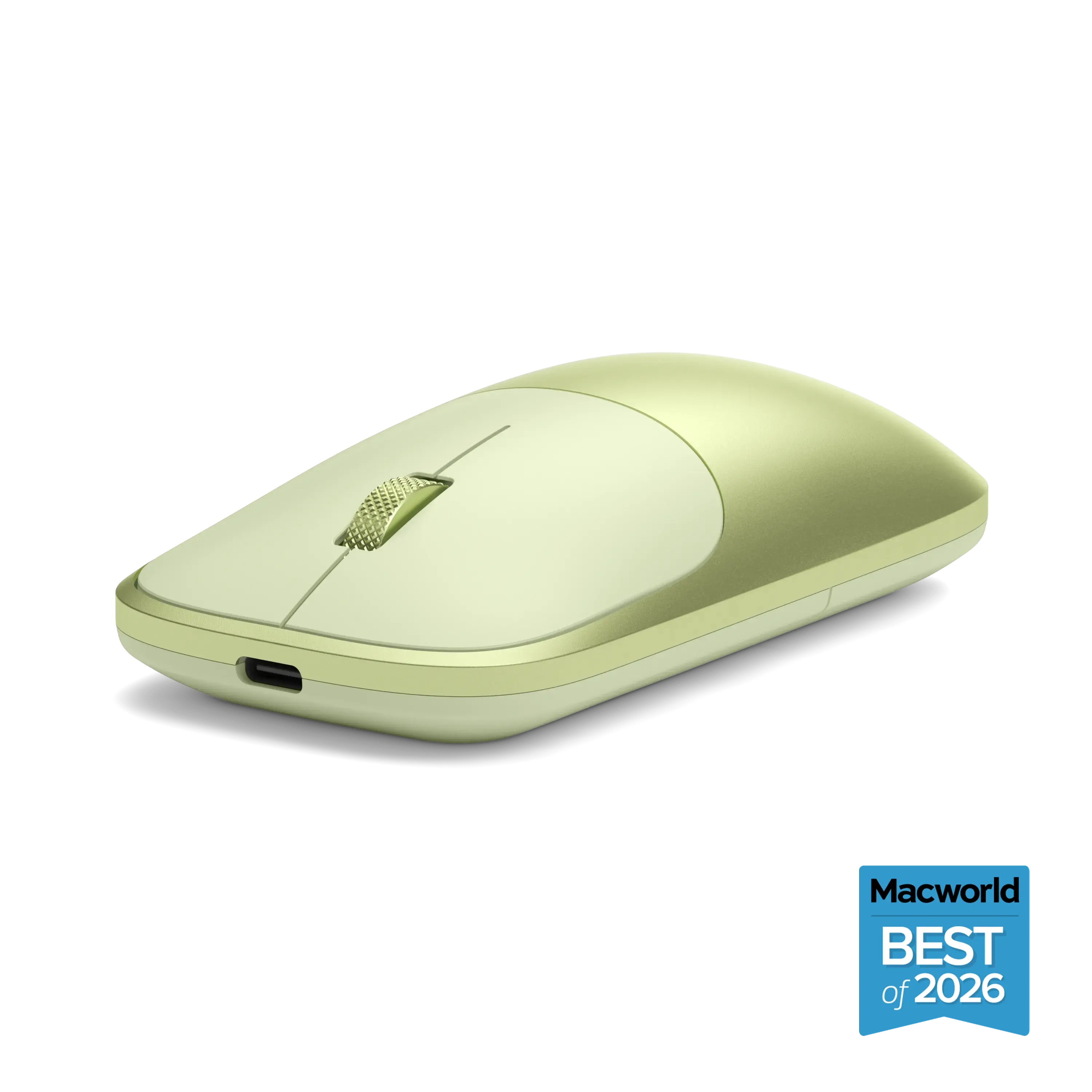 Satechi Slim EX Wireless Mouse, Multi-Device Bluetooth & 2.4GHz Connection for macOS, Windows, iPadOS, and Android, Quiet Clicks, Anodized Aluminum Shell, USB-C Rechargeable Battery