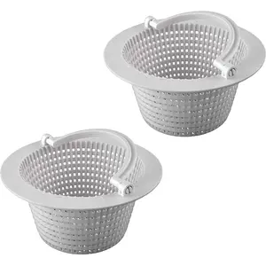 Above-ground Pool Thru-wall Skimmer Basket513330 Replacement Compatible with Pentair HydroSkim Pool Thru-wall Skimmer