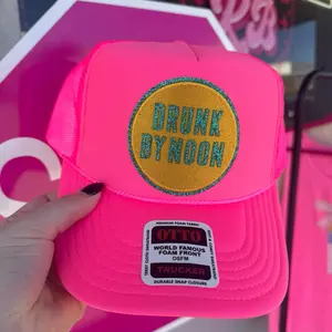 Drunk by Noon Summer Trucker Hat