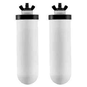 VEVOR Water Filters Replacement,  Purification Elements, Ceramic Replacement Filters, Easy to Replace Water Filter, Gravity Water Filter System, Compatible with Most Brands, Pack of 2, White