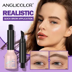 Large brush head eyebrow dyeing cream, eyebrow hairline, mostly use non-smudge makeup, press wild eyebrow pencil