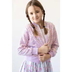 Lavender Sequin Jacket