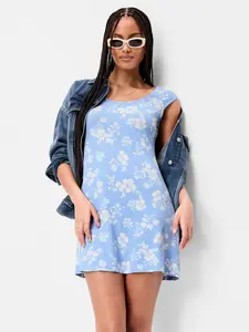 Old Navy Women's Short-Sleeve Scoop-Neck Mini Dress