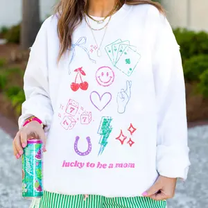‘Lucky Mama Dopamine Doodles’ Sweatshirt