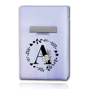 Durable Portable Cigarette Storage Case, Waterproof & Dustproof Design, Magnetic Buckle Closure, Customizable Initials Available