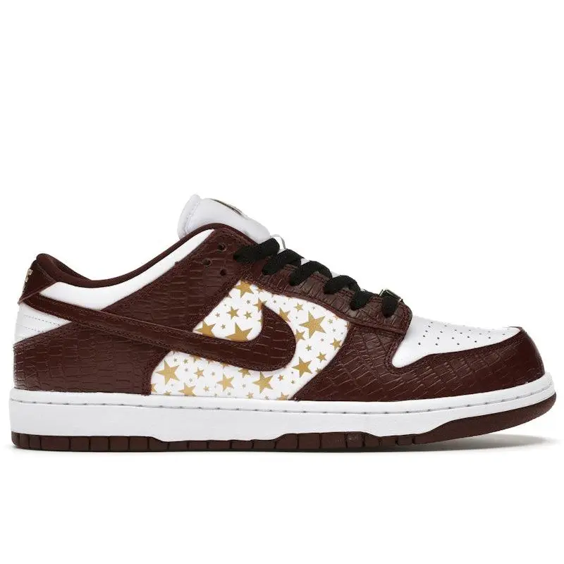 Nike Men's SB Dunk Low Supreme Stars Barkroot Brown (2021) Skateboarding Shoes, from StockX