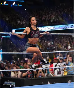 AJ Lee WWE Unsigned SmackDown Return Photograph