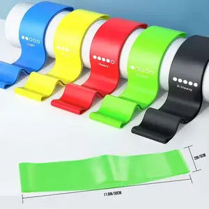 Resistance Loop Bands Set of 5, Non-Slip Latex Exercise Bands for Men & Women for Glute Shaping, Physical Therapy, and Full Body Home Gym Fitness, Fitness For Everyone