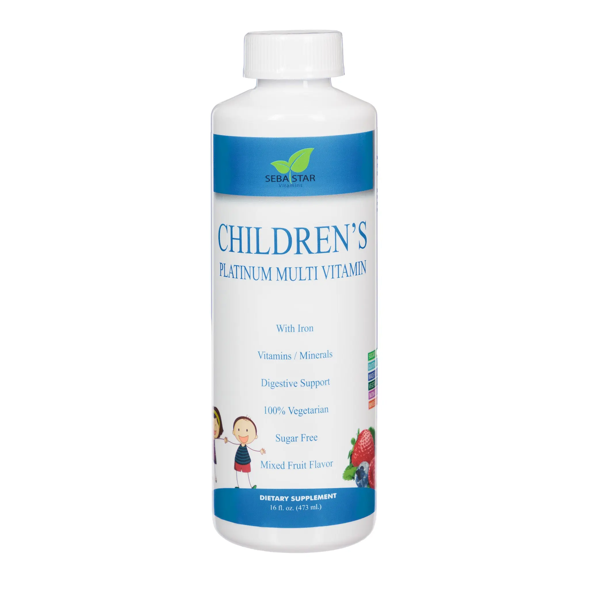 Children's Platinum Multivitamin, Organic Fiber-Infused, Gut Support, B-Vitamin Complex Supplements Children's Platinum Multivitamin, Organic Fiber-Infused, Gut Support, B-Vitamin Complex Supplements