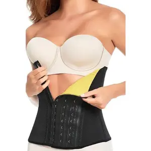 Neo Latex Sauna Long Torso Waist Cincher #2039