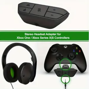 Wireless Audio Adapter for Xbox One Controllers and Series X/s, Enhanced Connectivity, Compatible with Multiple Devices, High-Quality Sound Experience