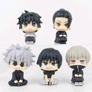 Jujutsu Kaisen Anime Figures: Gojo, Itadori, Geto, and Nobara - High-Quality Materials, Realistic Poses and Expressions