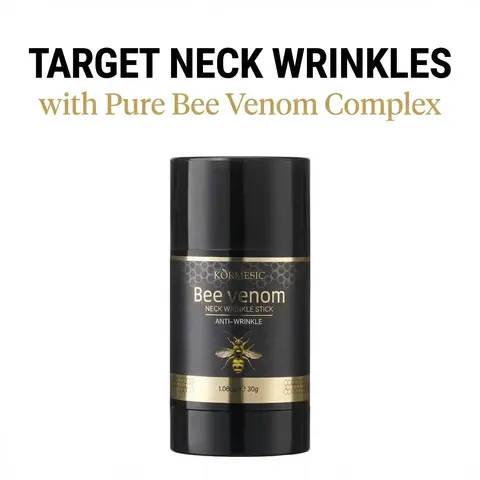 Solid Retinol Neck Stick - Oil-Nourishing, Firming Lift, Hydrating Bee-Infused Hyaluronic Acid, Retinol Refine, Fades Neck Lines, Anti-Aging Care for Dry Skin Adults, All-Type Body Tightener Cosmetic