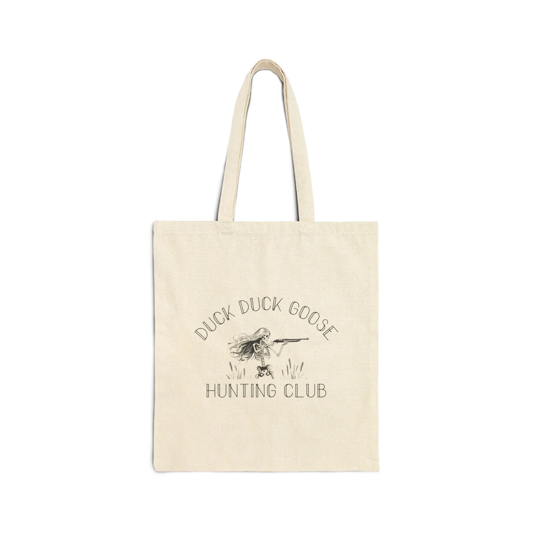 Duck Hunting Club Tote Bag | 'Don't Forget the Snacks' Canvas Tote