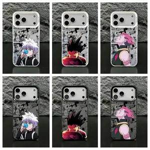 Hunt3r x Hunt3r Killua Manga Phone Case|Hunt3r x Hunt3r Gon & Hisoka Tough Case|Gift For Fans|Gifts for anime lovers| For iPhone 17 16 15 Pro Max 14 13 12 11 X Plus Air For Samsung S22 S23 S24 S25 S26
