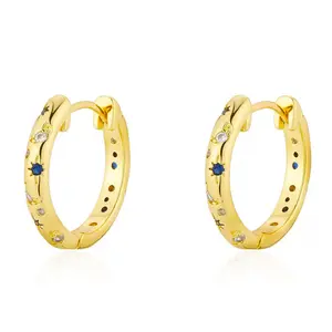 Star - shaped Earrings and Retro Moon - shaped Earrings for Women with an 18K Gold Plating TikTokShopBlackFriday