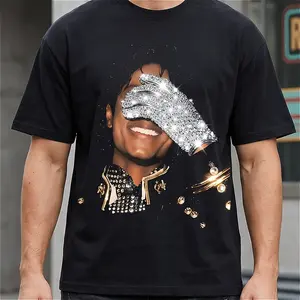 Michael Jackson Glove Vintage Tee – 90s Pop King Graphic, Cotton Crew Neck, Great Gift for MJ Fans