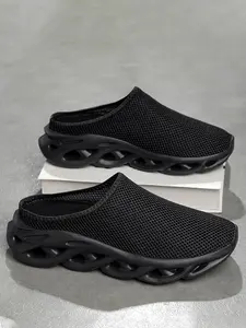 Men's/Women's Breathable Mesh Mule Trendy Casual Slippers, Thick Sole Platform Slip-on Clogs, Non-slip Lightweight Summer Sandals Walking Shoes for Outdoor Beach Walking
