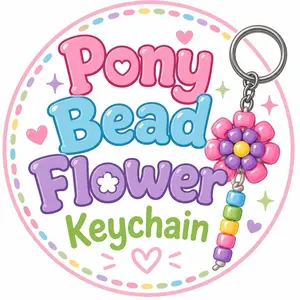 Daisy Flower Keychains