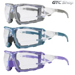 3-Piece Safety Glasses Set, Impact Shatterproof Scratch UVC Protective Eyewear, Professional Industrial Occupational Safety Glasses for Sports Work Industrial Daily Activities
