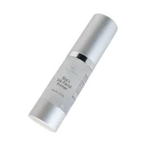 Sha's Organic Skincare Silk Facial & Eye Makeup Primer, Natural Organic Moisturizing Cosmetic Base - Smooth, Hydrating, Flawless Coverage for US Skincare Storage & Foundation Prep
