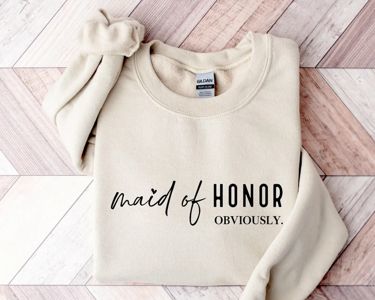 Maid of Honor Sweatshirt, Bridal Party Gift