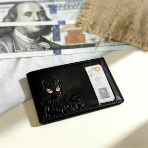 Men's Horizontal Slim Wallet with Card Slots, Trendy Design for Storing Credit Cards, ID Cards, Business Cards and More