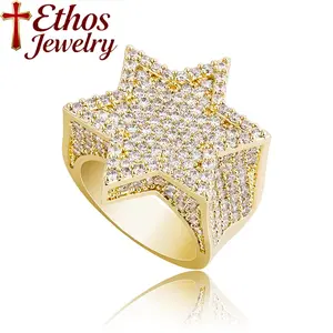 Ethos Water Drop Laser-Cut 3A True Cubic Zirconia 2 Carat Starburst Flash Ring Copper ring for Adults Elegant Light Luxury Gift for Girlfriend nugget rings