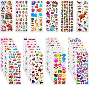 3D Stickers Kids & Toddlers 920+ 3D Puffy Stickers 36 Different Sheets Including Animals Letters Numbers Dinosaurs Cars and More  Boys Girls Teacher