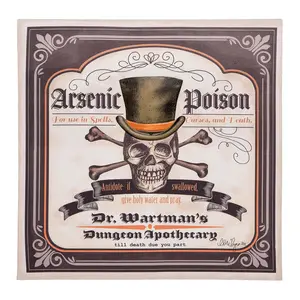 Gallerie II 3D Poison Skeleton Wall Art