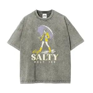 No Ice Shirt, Stay Salty Melt ICE, Pro Immigration, Abolish ICE Shirt, Anti ICE Political Shirt, Oversize Unisex Washed T-Shirt for Women and Men's Unisex Fit Batik Cotton Oversize Streetwear Menswear  Super Soft Pre-Shrunk