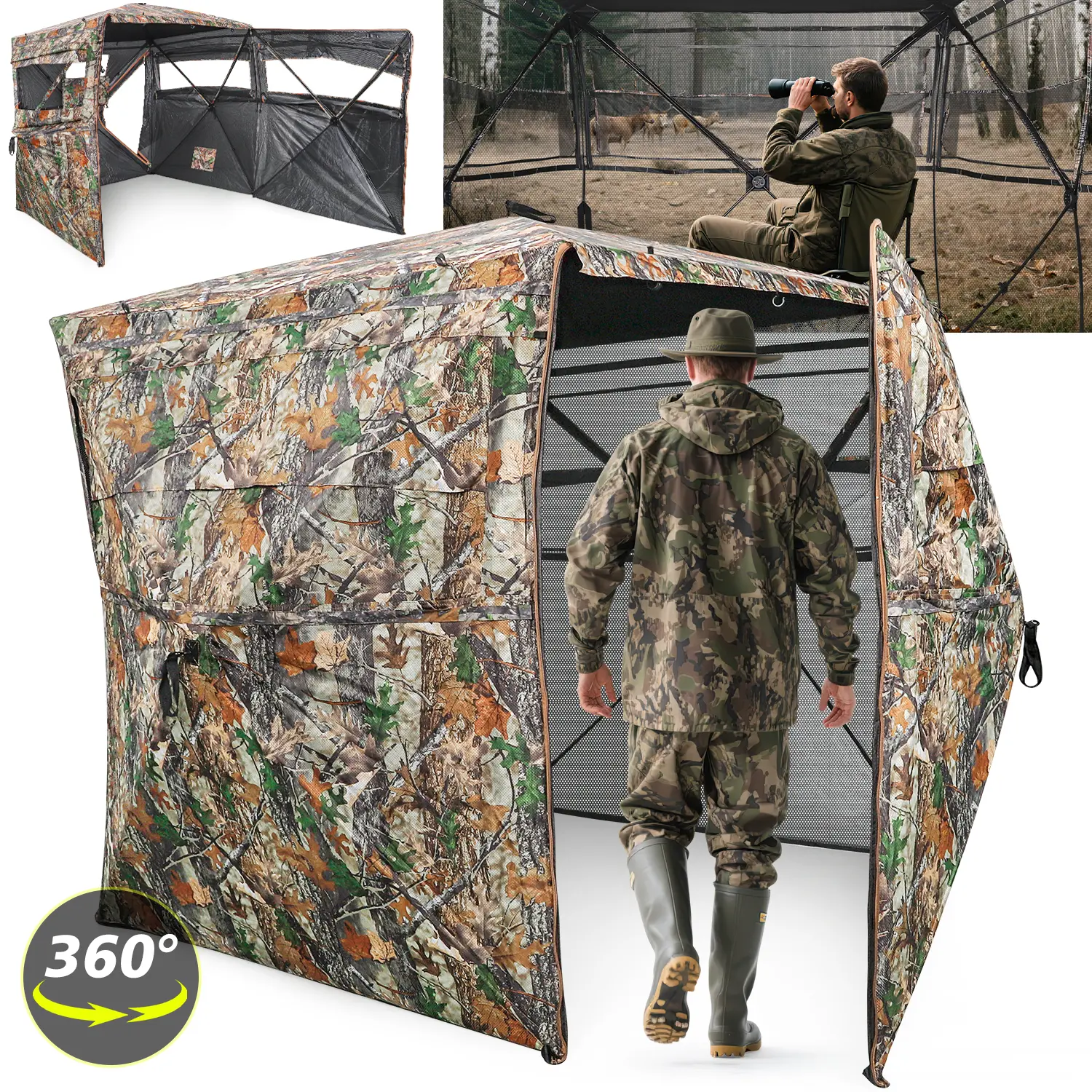 360°  3-4persons‎  (‎70"L X 70"W X 80"H)