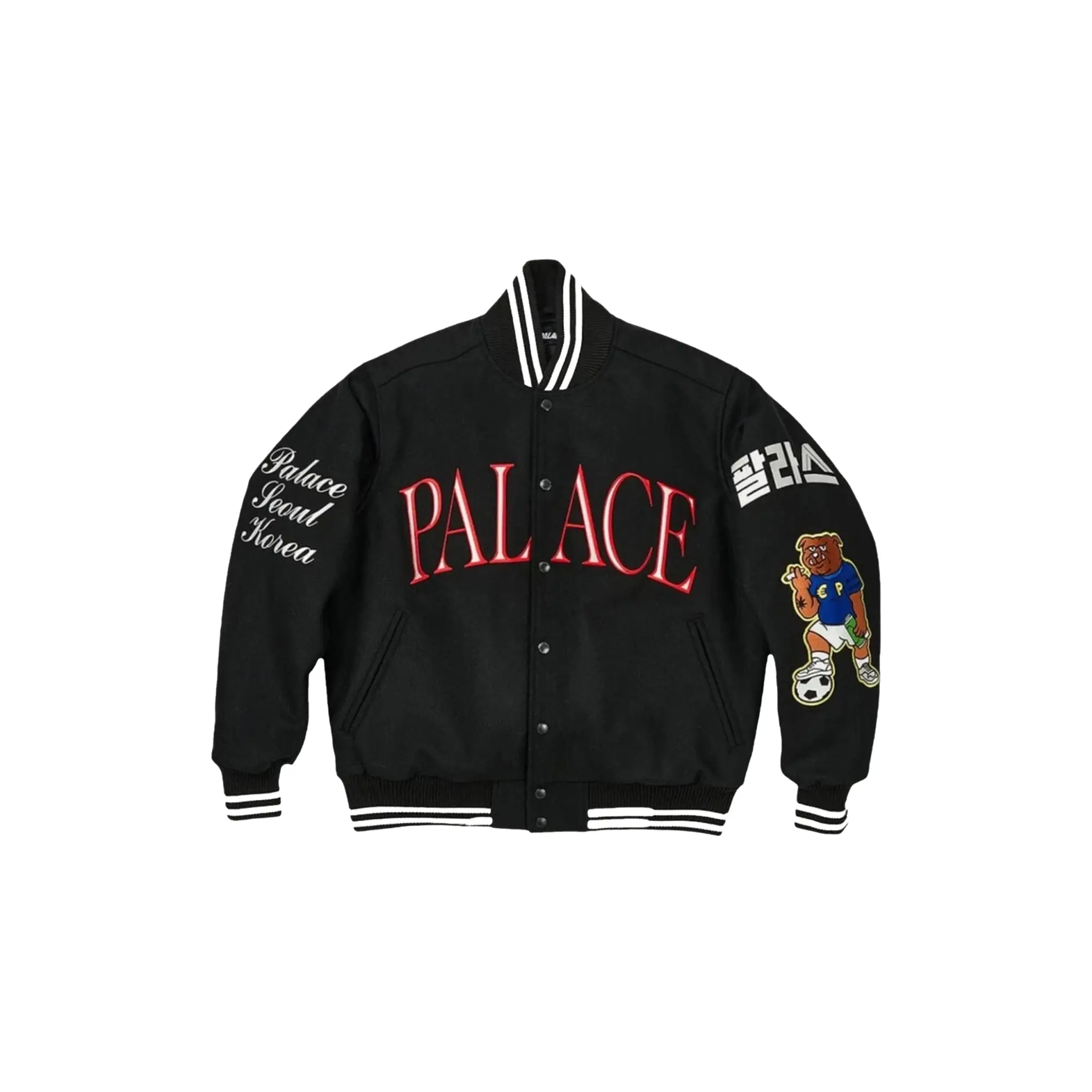 Varsity Jacket "Seoul Exclusive - Black" p0105
