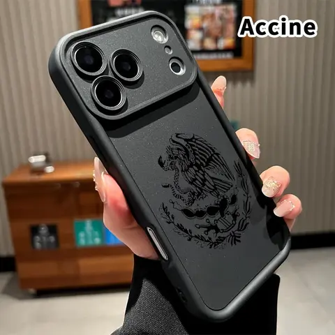 Shockproof Smartphone & Cellphone Case with Screen Protector, Eagle-Serpent Emblem Soft TPU Bumper, Camera Guard for iPhone 17 Pro Max,16 Plus,16,15,14 Plus,13,12 Mini,11,XR,X,XS,Air E - Durable Electronic Accessories Gift