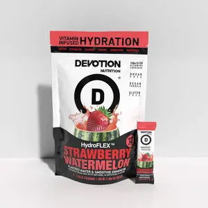 Devotion Nutrition HydroFLEX Vitamin Infused Hydration | 12-PK Strawberry Watermelon