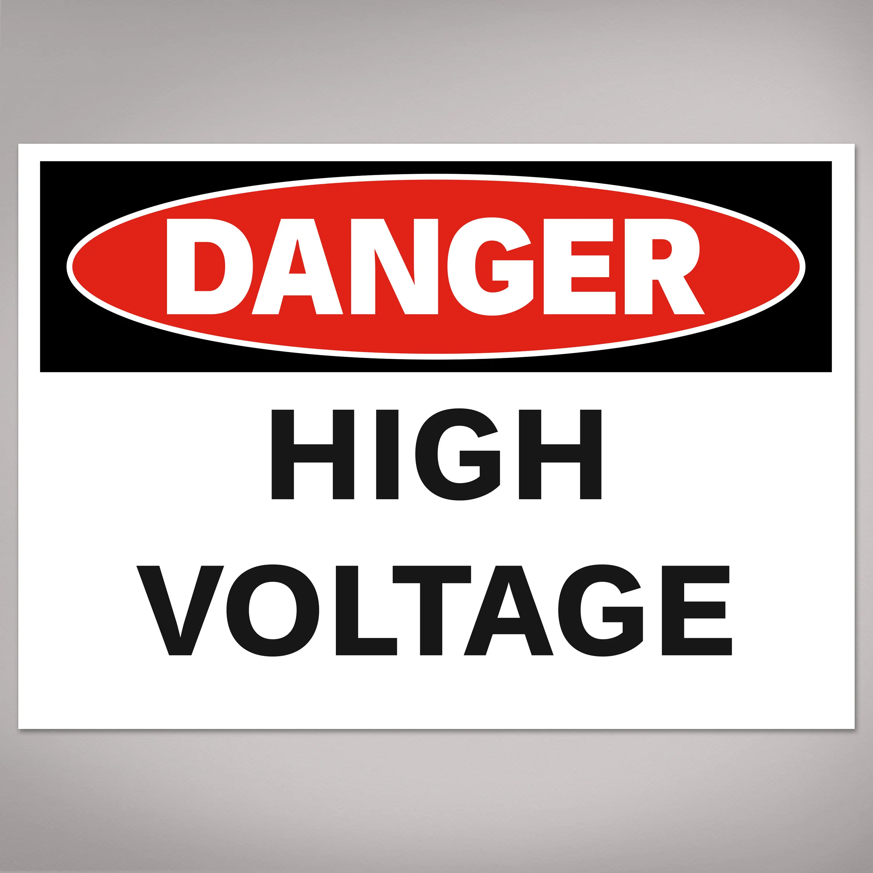 Avery High Voltage Labels, Waterproof, UV Resistant, Preprinted, 3.5" x 5", 100 Warning Decal Labels