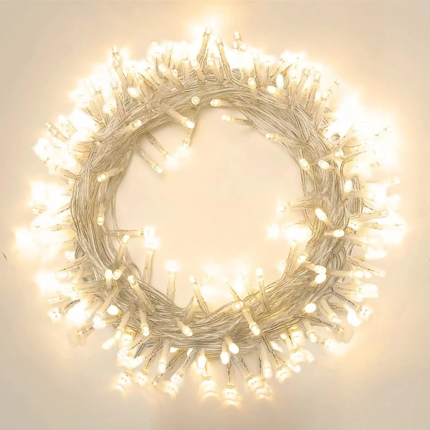42ft 120-LED Battery-Powered Twinkle String Lights, IP65 Waterproof, 8-Mode with Timer, Warm White for Christmas, Bedroom Decor, Backyard (Phones & Electronics Universal Accessories, USB & Mobile Lights)