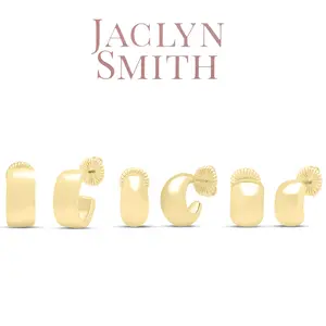 Jaclyn Smith Petite Gold Hoop Earrings Set of 3