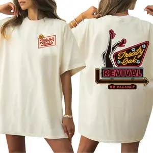 Treaty Oak Revival No Vacancy T-Shirt, Vintage Southern Rock Band Graphic Tee, Concert Outfit Top, Casual Summer Streetwear Apparel for Music Fans