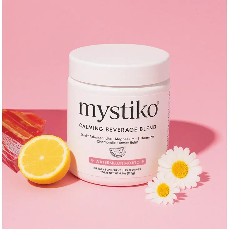 Mystiko Watermelon Mojito All Natural Calming Drinking Mocktail - Zero Sugar, Zero Calories, Lasting Calmness