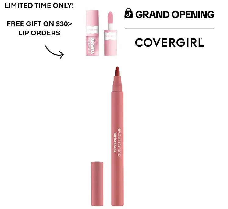 COVERGIRL Outlast Lipstain, Pen-Like Tip, Transfer-Proof Color