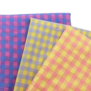 1 Piece Dual Color Plaid Pattern Polyester Fabric, Diy Bag Sewing Material, Handmade Craft Supplies, Durable and Versatile Textile Quilting Fabric 50x140cm/19.68x55inch