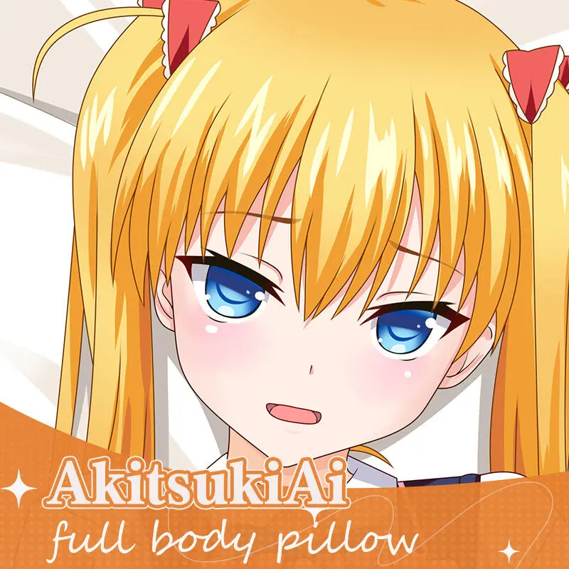 Oni Chichi AkitsukiAi Double-Sided Print Hing Body Pillowcase Otaku Cosplay Pillow Cover