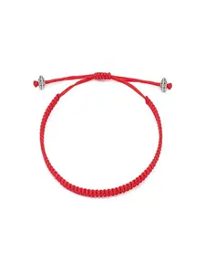 Handmade Woven Cord Bracelet, Lucky Charm Design, Plain Pattern, Perfect Gift for Special Occasions, Durable & Stylish Accessory