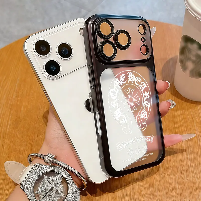 Cross Phone Case for iPhone 17 AIR 17 PRO 16 PRO15 PRO MAX 14 PLUS 13 PRO 12 11 PRO XS MAX X XR Plus  Shockproof Protective Cover Full Protection Anti-DropSolid color large-pore