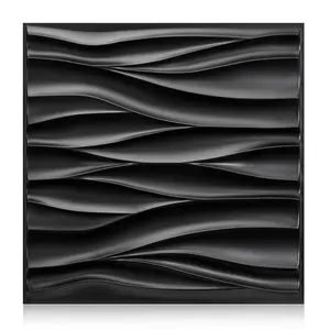 Aadesh 3D Wall Panel (Includes One Roll of Mounting Tape), Interior Wall Decor, Diagonal Diamond Diamond Textured Pattern for Living Room, Lobby, Bedroom, Hotel, Office, Game Room, TV Backsplash, 11.8 x 11.8 Inches (Approx. 30 x 30 cm)