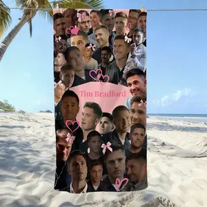 The Rookie  beach towel, soft texture, beach blanket, is a soft and lightweight sand blanket for travel, swimming pool, surfing, yoga, camping, travel towels, personalized towels. Is Christmas, Holidays, Birthdays, Halloween