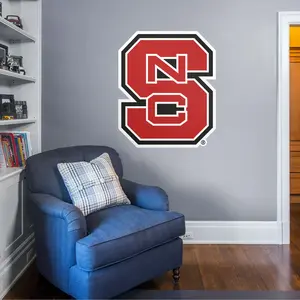 North Carolina State Wolfpack - RealBig Logo Collection - Official NCAA - Reusable Vinyl Wall Decals