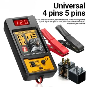 Car Relay Tester Universal 11-25V Automotive Car Battery Voltage Tester Check LED Indicator Light Relay Diagnostic