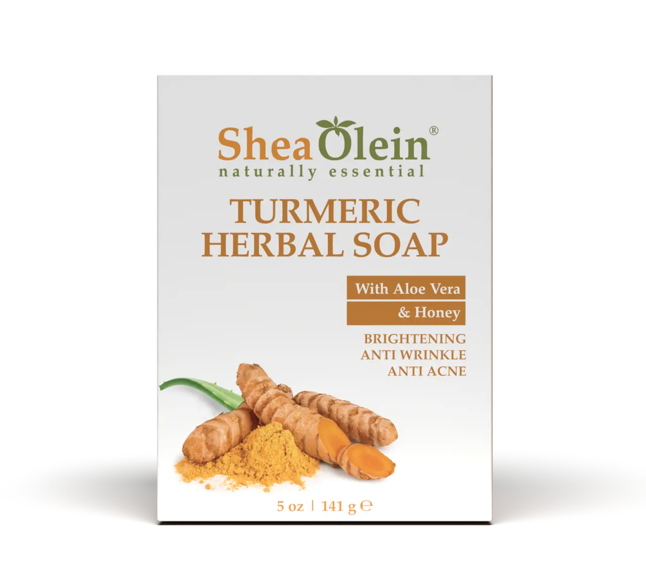 Shea Olein Turmeric Herbal Soap with Aloe Vera &amp; Honey